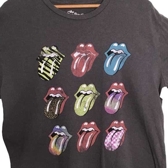 The Rolling Stones Grey Multi Tongues Tshirt Size XL - Picture 5 of 7